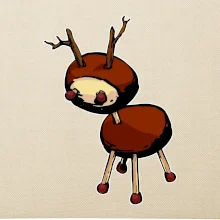 Gaštanový jelínek