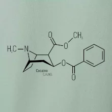 Molekulárna štruktúra Cocaine Kokaín