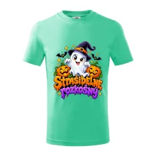 Strašidelne rozkošný duch s tekvicami