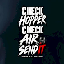 Kontrola zásobníka – Check Hopper Air paintball