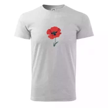 Vlčí mak kreslený veľký