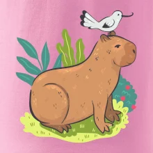 Kapybara a vtáčik Kapybara a vtáčik