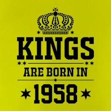 Kings are born in 1958