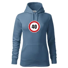 Dopravná značka - obmedzenie rýchlosti 40