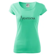 Architektka nápis