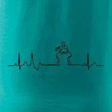 EKG zamilovaný pár EKG zamilovaný pár