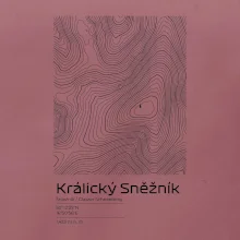Králický Sněžník - vrstevnice v obdĺžniku