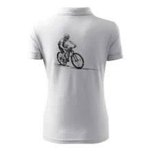 MTB kreslený cyklista