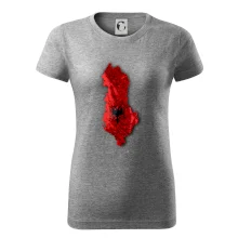 Mapa Albánsko reliéf hôr Mapa Albánsko reliéf hôr