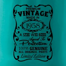 Vintage Etiketa - 1958