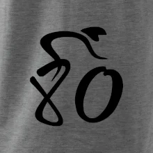 Cyklista oslavuje osemdesiatiny  (80)