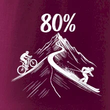 Narodeniny cyklista a lyžiar 80