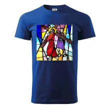 Vitráž - Ježiš a kríž