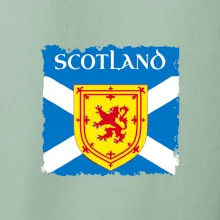 Škótska vlajka s erbom leva