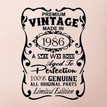 Vintage Etiketa - 1986