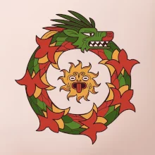 Mayovia - zvieratá had v kruhu