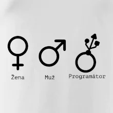 Muž žena programátor