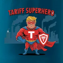 Tariff Superhero Trump