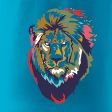 Hlava leva kreslená jednoduchá