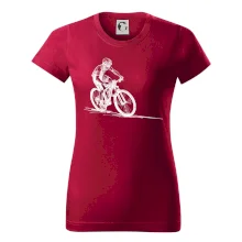 MTB kreslený cyklista MTB kreslený cyklista