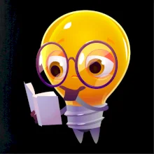 Žiarovka premýšľa nad knihou