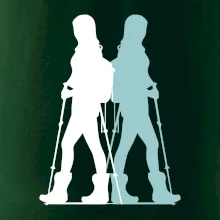 Nordic walking figúry - žena