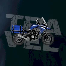 Cestovná enduro modrá