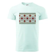 Ukrajinský vzor - Červeno Zelený