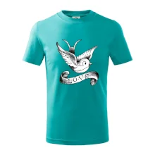 Love holubica - kreslená