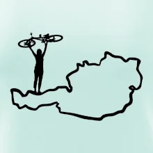 Cyklistka - Mapa Rakúska