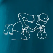 Kitebell posilňovanie jedným ťahom Kitebell posilňovanie jedným ťahom