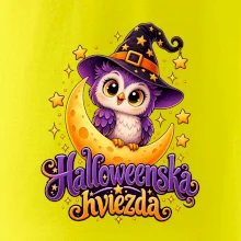 Halloweenska hviezda - sovička na mesiaci
