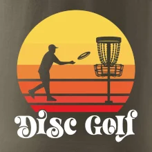 Disc golf postava vintage Disc golf postava vintage