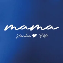 Mama - tričko menami deti písacie