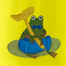 Žaba s hubou (studio-arte.cz)