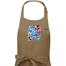 Yin & Yang Koi kapor - červený