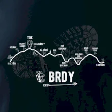 Profil kopců - Brdy