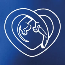 Jazvečík srdca - obrys Jazvečík srdca - obrys