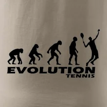 Evolúcia tenis chlapec