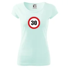 Dopravná značka - obmedzenie rýchlosti 30