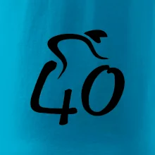 Cyklista oslavuje štyridsiatku (40)