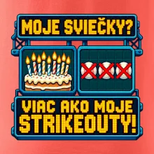 Moje sviečky viac ako moje strikeouty