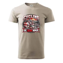 Bicykel medzi horami eat sleep repeat