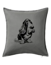 Čiernobiela karikatúra baset