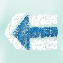 Párová turistická značka modrá Párová turistická značka modrá