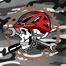 Lebka biker opravár