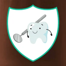 Zúbok na prsníku - zrkadlo