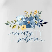 Nevesty podpora kvety modré