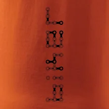 Biker nápis na výšku reťaz