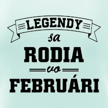 Legendy sa rodia vo februári